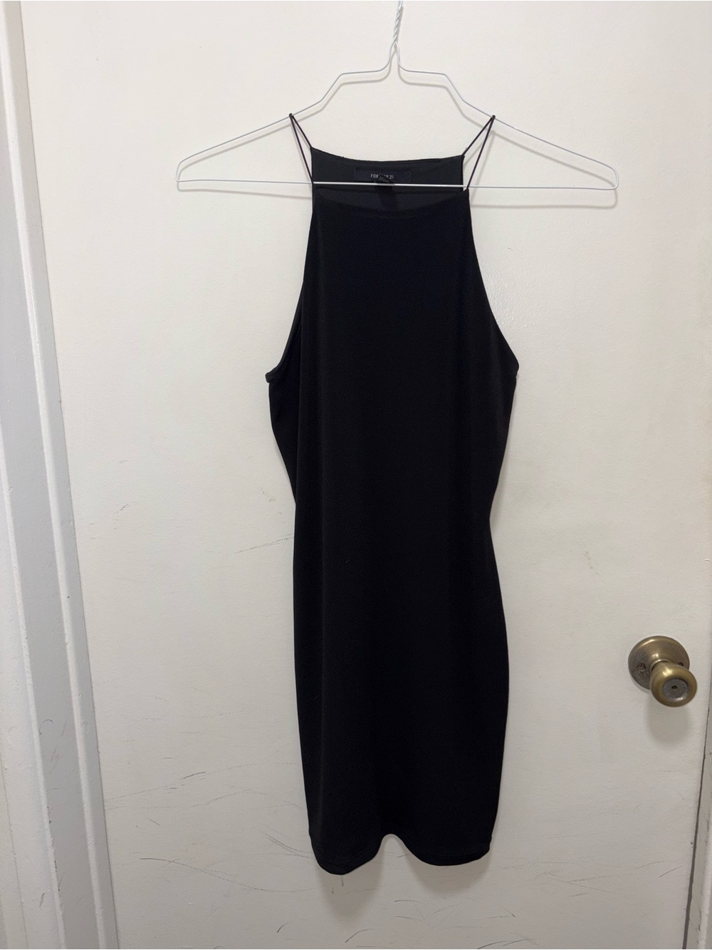 Black Halter Midi Dress - Women